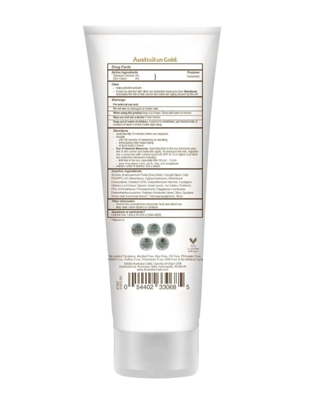 NEW Australian Gold Mineral SPF 50 Tinted Face Sunscreen Rich to Deep - Picture 2 of 7